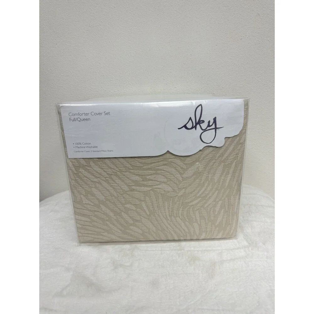 Sky Woven Mums FULL/QUEEN Duvet + 2 Shams Set New
